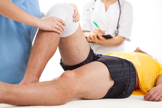 The calling for the knee joint