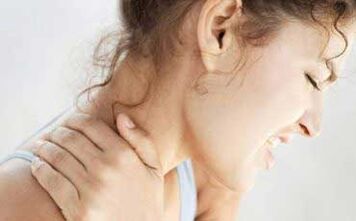 Girl's pain in the girl