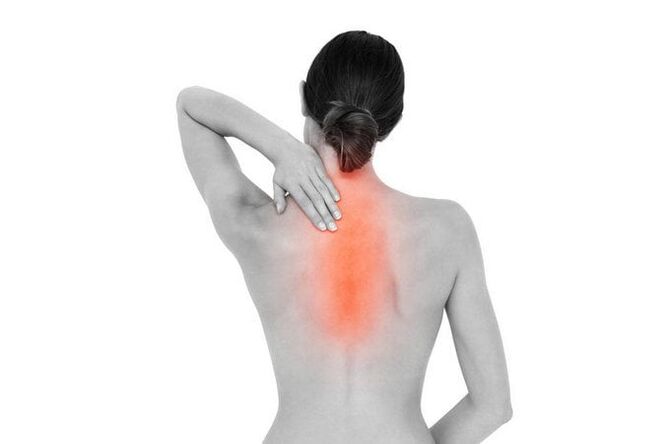 The chest region osteochondrosis